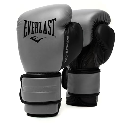 Everlast Powerlock 2R 12oz Boxhandschuhe Anthrazit, für Boxsack, Pratzen & Sparring, mit Turnback-Handgelenkstütze, 4-lagiger Schaum – Original Everlast Ausrüstung Everlast Powerlock 2R 12oz Boxhandschuhe Anthrazit, für Boxsack, Pratzen & Sparring, mit Turnback-Handgelenkstütze, 4-lagiger Schaum – Original Everlast Ausrüstung von Everlast