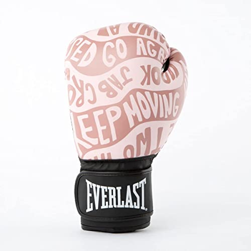 Everlast Unisex – Erwachsene Boxhandschuhe Spark Glove Trainingshandschuh, Pink/Gold Motivate, 10oz von Everlast