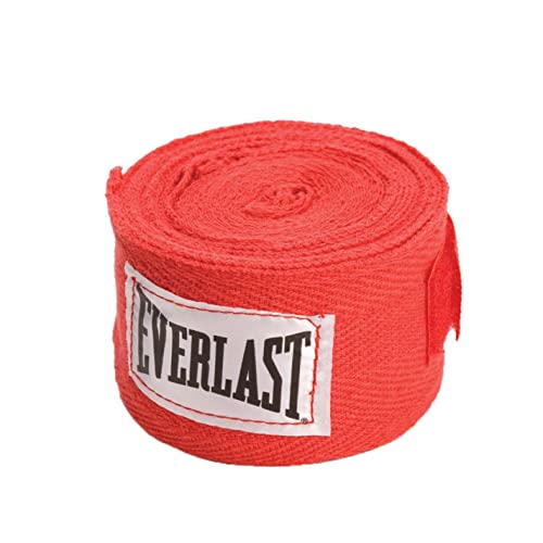 Everlast Unisex - Erwachsene Sport Boxen Handbandagen Handwraps, Rot, 120 von Everlast