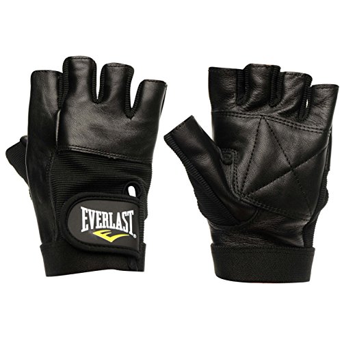 Everlast Unisex Leder Fitness Handschuhe Schwarz XL von Everlast