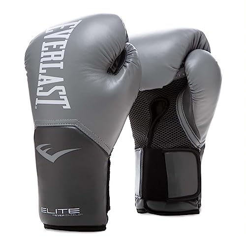 Everlast Unisex – Erwachsene Boxhandschuhe Pro Style Elite Glove Handschuhe Grau 14oz von Everlast