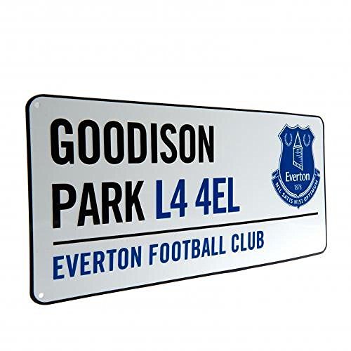Geschenk Ideen – Offizielles Everton FC Street Sign – Ein tolles Geschenk für Fußball Fans von Everton F.C.