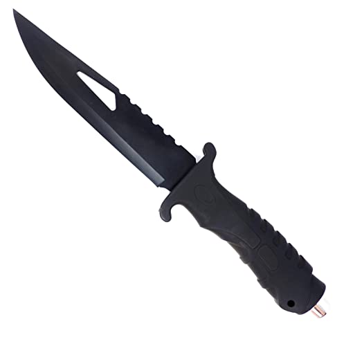 Evil Wear Angel Messer Outdoor Survival Knife schwarz mit Tasche 31cm von Evil Wear