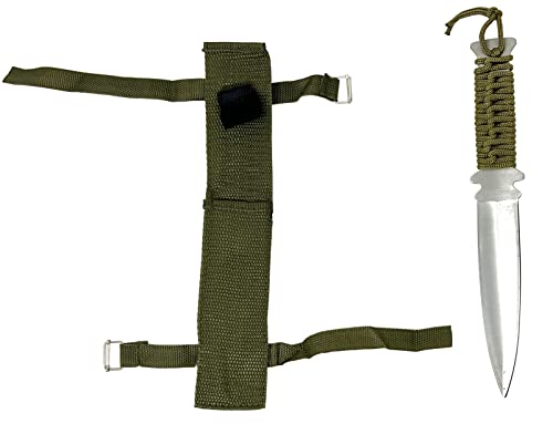 Evil Wear Camping Knife Angel Messer Outdoor Survival mit Tasche 22cm Oliv von Evil Wear