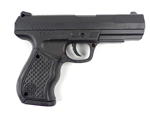 Evil Wear Kinder Spielzeug-Pistole Softair-Waffe schwarz Federdruck 0,2J Set von Evil Wear