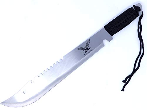 Evil Wear Machete Schwert XXL Outdoor Busch Messer Silber 50cm von Evil Wear