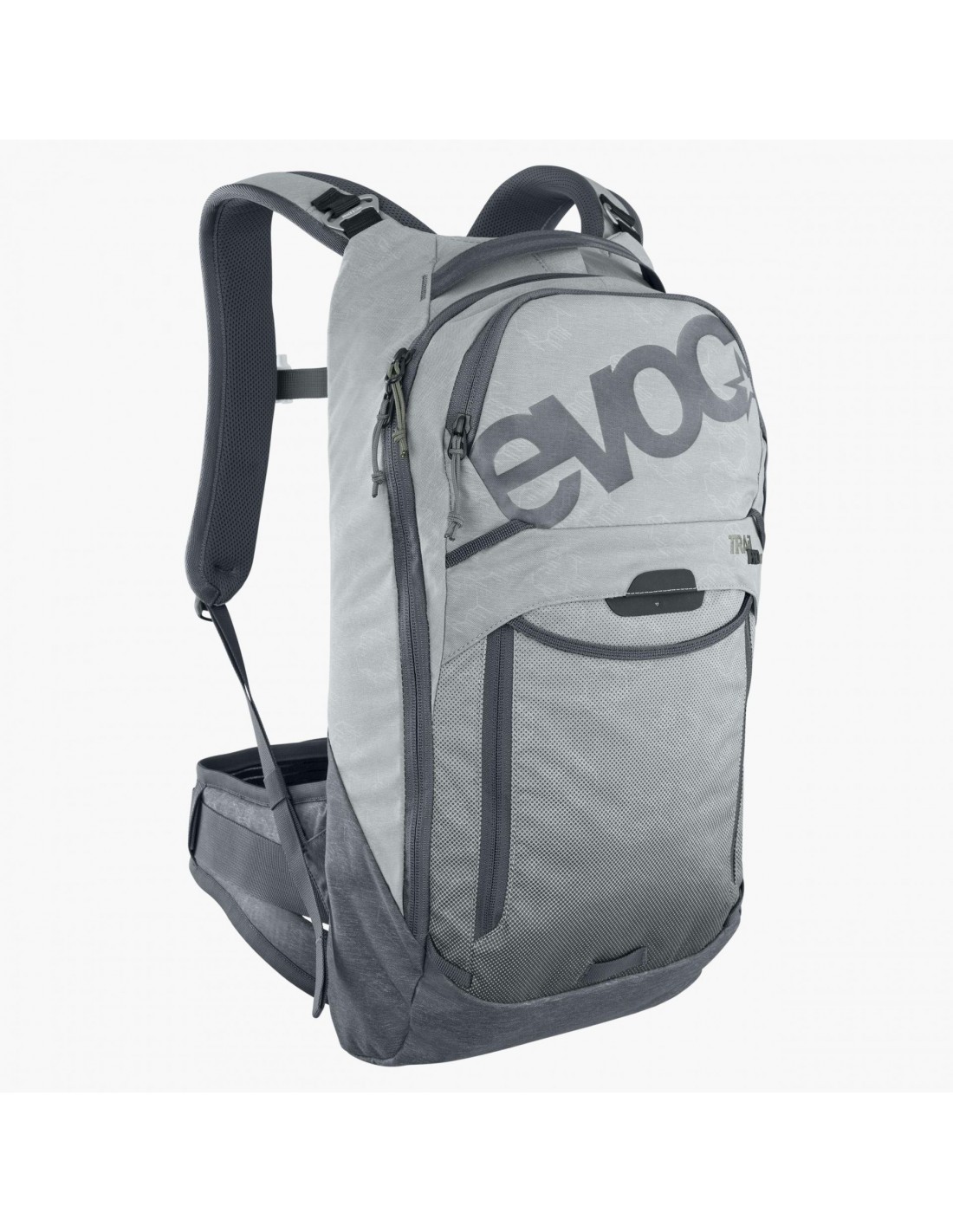 Evoc Rucksack Trail Pro 10, stone-carbon grey, L/XL Rucksackfarbe - Grau, Rucksackvolumen - 6 - 10 Liter, Rucksackart - Bikerucksack, von Evoc