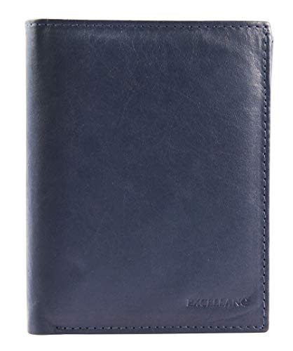 Excellanc Herren - Geldbörse Echt Leder Portemonnaie Brieftasche Format 12 x 10 cm 3000123 von Excellanc