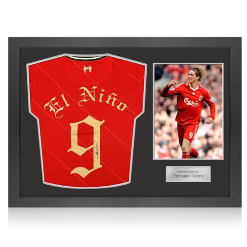 Exclusive Memorabilia Von Fernando Torres signiertes Liverpool-Trikot: EL Nino. Symbolrahmen von Exclusive Memorabilia