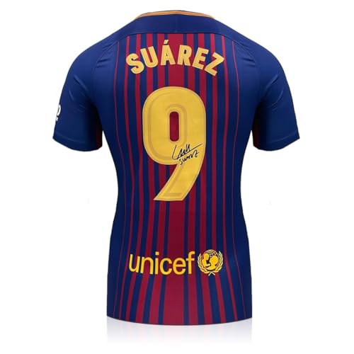 Exclusive Memorabilia Von Luis Suarez signiertes Barcelona-Trikot von Exclusive Memorabilia