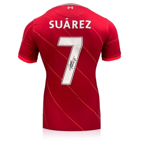 Exclusive Memorabilia Von Luis Suarez signiertes Liverpool-Trikot von Exclusive Memorabilia