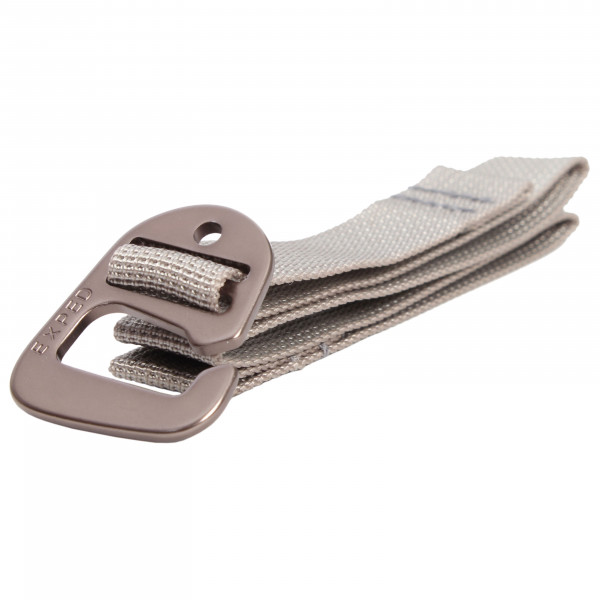 Exped - Accessory Strap (2-Pack) Gr 2 x 120 cm - 20 mm;2 x 60 cm - 20 mm grau/ terracotta von Exped