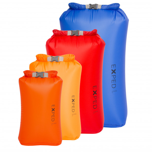 Exped - Fold Drybag UL - Packsack Gr 1 l - XXS;3 l - XS;40 l - XXL;5 l - S;8 l - M grün;orange;rot;türkis von Exped