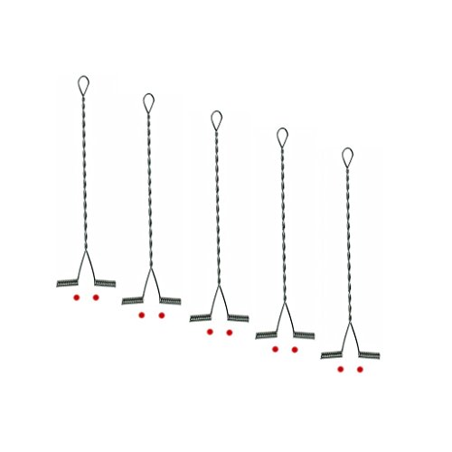 Expert Anglers Drahtabstandshalter 5 Stück / ST412-10 inkl. Perlen, Länge 100mm von Expert Anglers