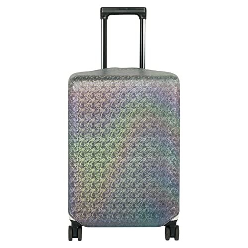 Explore Land Reisegepäckabdeckung, Koffer-Schutz, passend für 45,7-81,3 cm Gepäck, Reflektierendes Metallic, L (68,58 cm-76,20 cm) von Explore Land