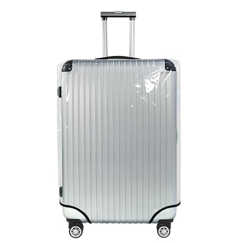 Explore Land Reisegepäckabdeckung, Koffer-Schutz, passend für 45,7-81,3 cm Gepäck, transparentes PVC, L, Gepäckabdeckung von Explore Land