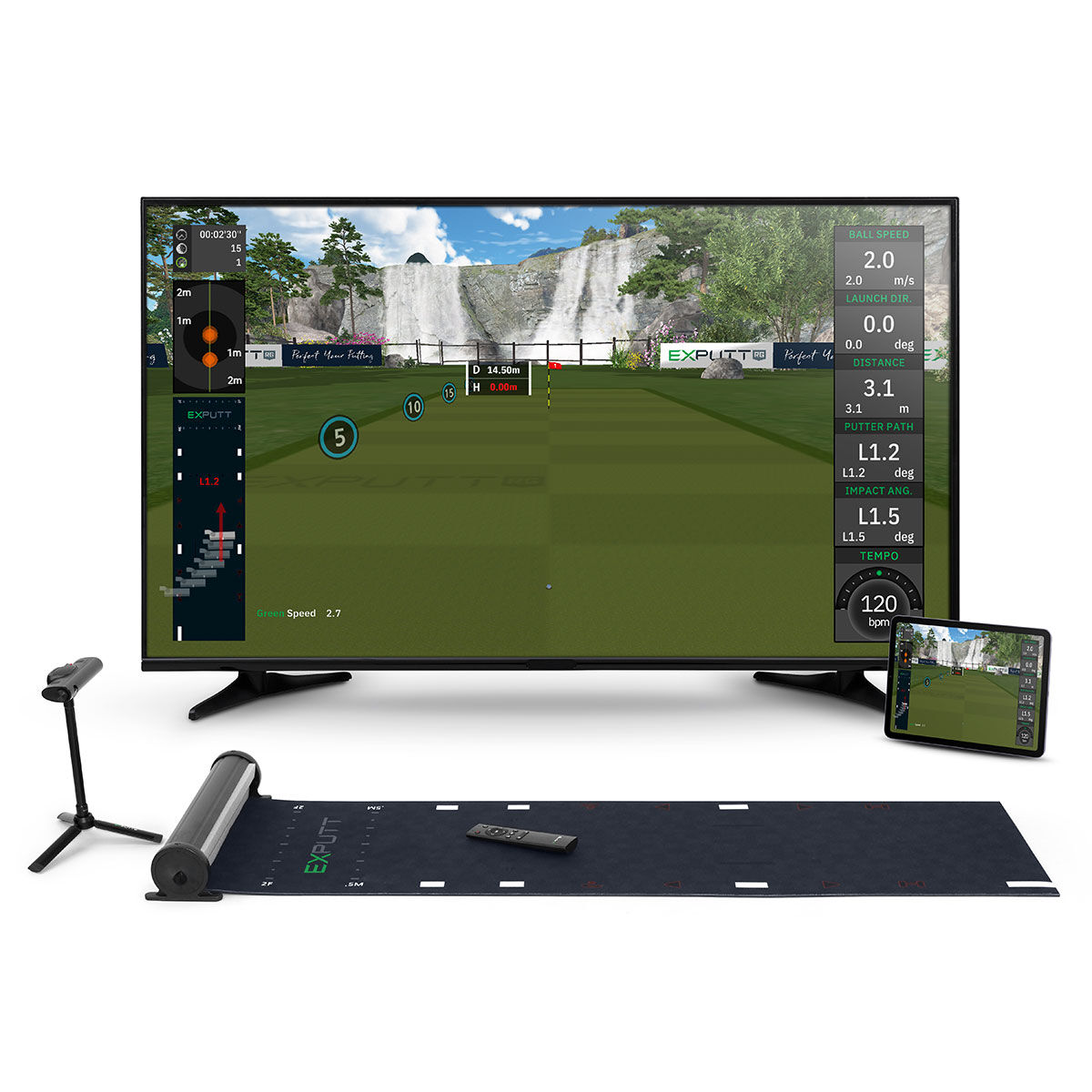 Exputt RG Golf Putting Simulator, Mens, One size | American Golf von Exputt