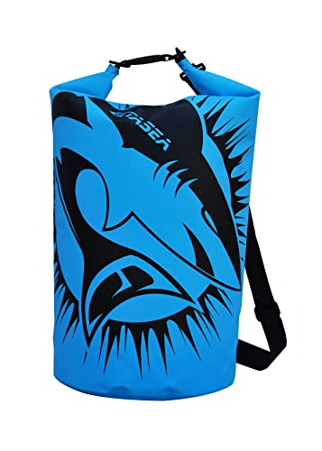 ExtaSea Dry Bag wasserdichter Packsack mit Tragegurt 40 Liter blau von ExtaSea