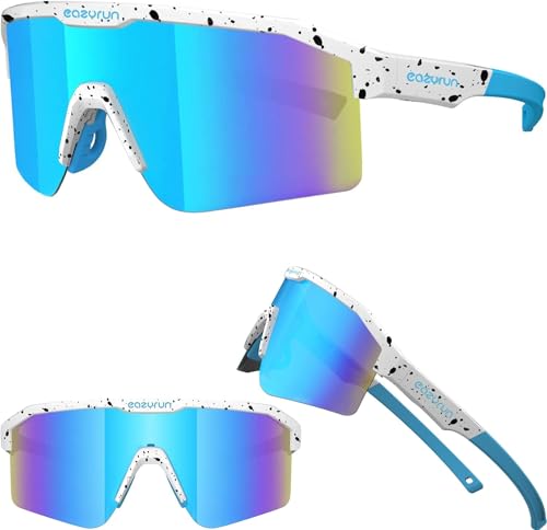Eye Am Fahrradbrille/Sportbrille für Damen & Herren - Sonnenbrille für Sport, Laufen, MTB & Outdoor Modell: EAZYRUN (F25F) von Eye Am