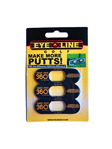 Eyeline 360°Sweetspot-Hilfe, Schwarz, 3 Zoll/7,6 cm von EyeLine Golf
