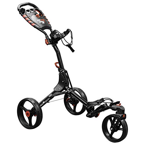 EzeGlide Unisex Compact+ 360 Golftrolley, Anthrazit/Rot, Einheitsgröße von Ezeglide