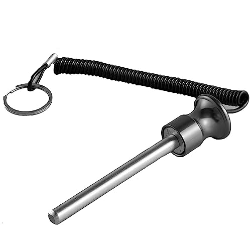 Ezweiji Gewicht Stapel Pin, Magnetischer Gym Gewichtsstapelstifte Krafttrainingsgerät zubehör für Gym Krafttraining (Schwarz 10mm*80mm) von Ezweiji