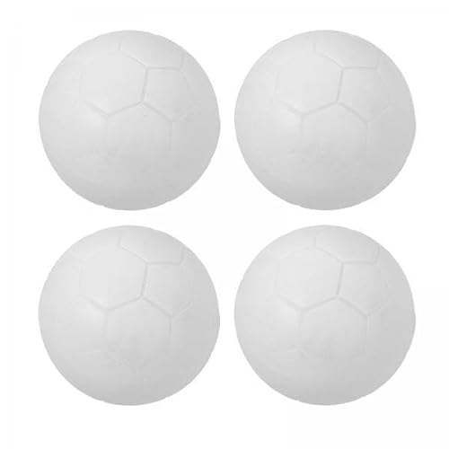 F Fityle 6X 4 Stück Klassische Tischfußballbälle, 36 Mm Weiße PP für Spiele Kickermaschine Kinder Ersatzzubehör von F Fityle