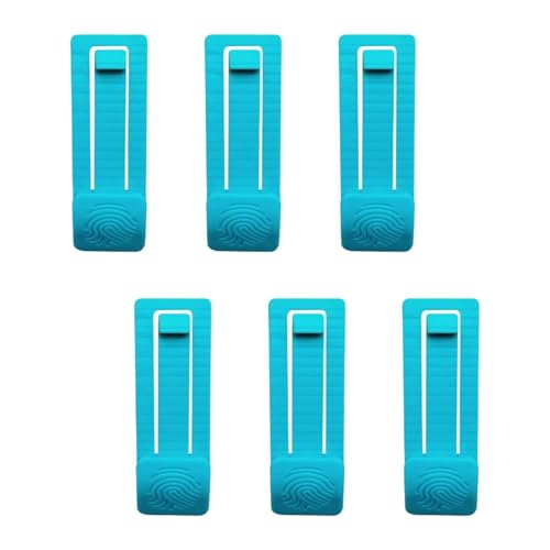 F Fityle 6X Surfbrett-Finnenclips Set Paddle Board Flossenclips Paddleboarding Supplies Teile Zubehör Ausrüstung Verbesserte Stabilität Schnallen, Blau von F Fityle