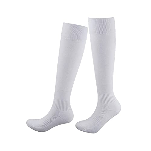 F Fityle Fechtsocken für Herren, Fechtsocken für Damen, lang, schützend, Fechtstrümpfe, Unisex, für, Softball, Mädchen, Jugendliche, Weiß, l von F Fityle