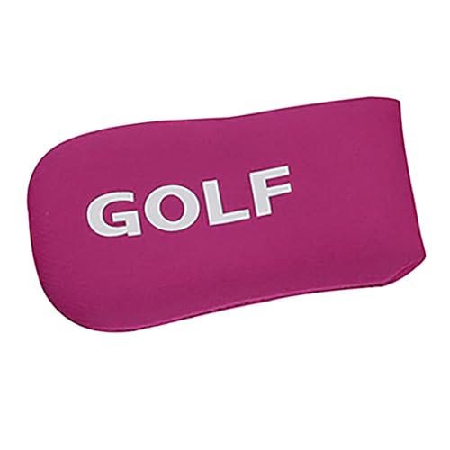 F Fityle Golf-Putter-Kopfabdeckung, Golf-Putter-Abdeckungen, Golf-Zubehör, modische, tragbare, leichte Golfschläger-Putter-Abdeckung aus Neopren, Rose Rot von F Fityle
