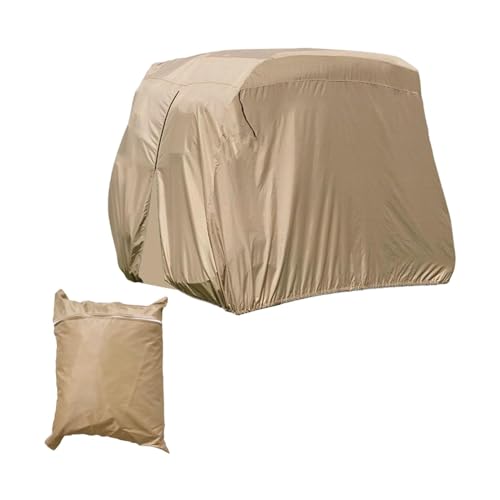 F Fityle Golfwagen-Abdeckung, Regenschutz, Reißverschluss, passend für die meisten Marken, Sonnen- und Winddicht, für den Außenbereich, m von F Fityle