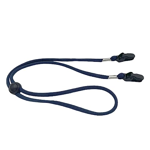 F Fityle Hutband-Clips Winddicht, Hat Retainer Clip, Hut-Kinnkordel, Verstellbarer Serviettenclip, Sonnenhut Halter Clips Segeln Clips für Angeln Bootfahren Segeln Bekleidung Keeper, Dunkelblau von F Fityle