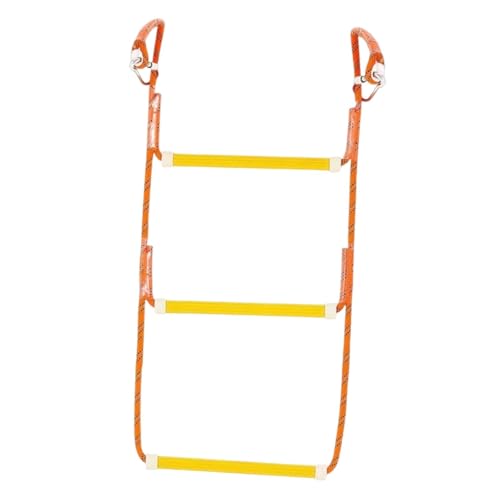 F Fityle Marine-Strickleiter, Schwimmleiter, praktische, stabile, rutschfeste Stufen, tragbar für Motorboote, Kanufahren, Fischerboote, Schlauchboote, 3 Stufen 85x35cm von F Fityle