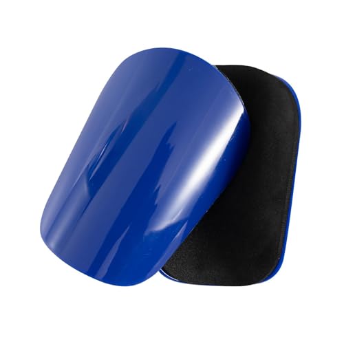 F Fityle Mini-Fußball-Schienbeinschoner für Männer und Frauen, leicht, kompakt, bequem, geeignet für Erwachsene, Blau von F Fityle