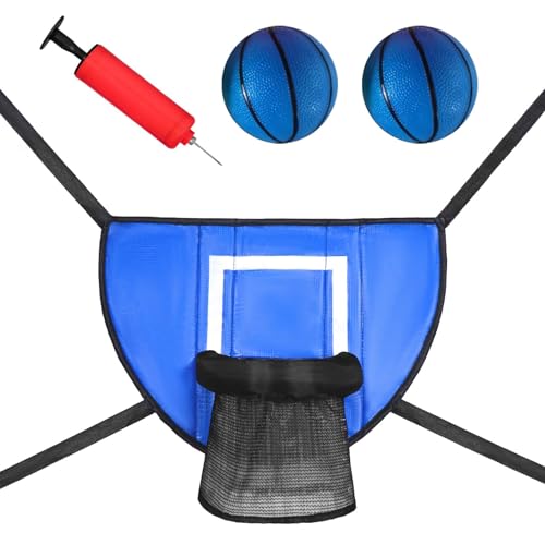F Fityle Mini-Trampolin-Basketballkorb, Trampolin-Zubehör, Sport-Universal-Torspiel, leichtes Baseboard-Basketballgestell von F Fityle