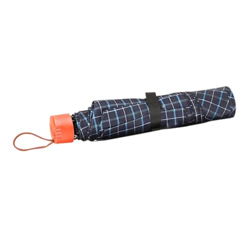 F Fityle Taschenschirm Regenschirm Regenfest Praktischer Sonnenschutz Reiseschirm zum Einkaufen Geschenk Street Backpacking, 7 Rippen Gitter von F Fityle