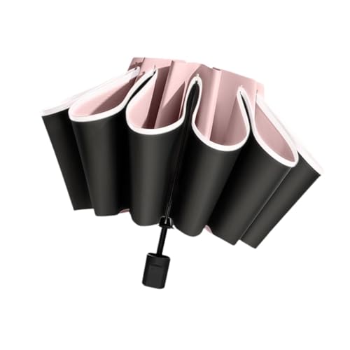 F Fityle Taschenschirm Reiseschirm Ultraleichter Sonnenschutz Tragbarer Regenschirm, ROSA von F Fityle