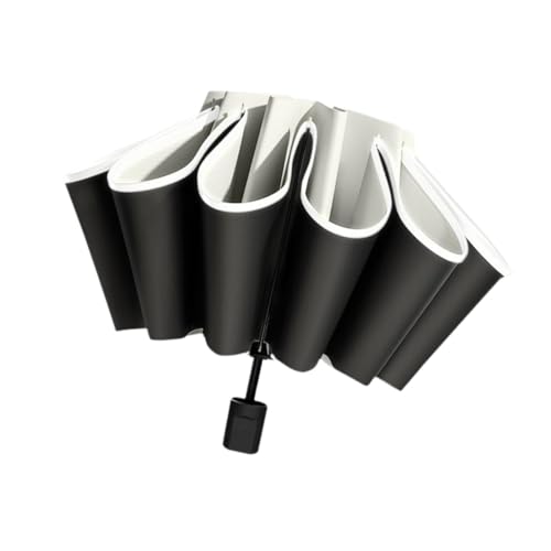 F Fityle Taschenschirm Reiseschirm Ultraleichter Sonnenschutz Tragbarer Regenschirm, Weiß von F Fityle
