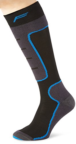 F Lite Herren SKI SA 100 Double Socken, Black/Blue, 43-46 von F Lite