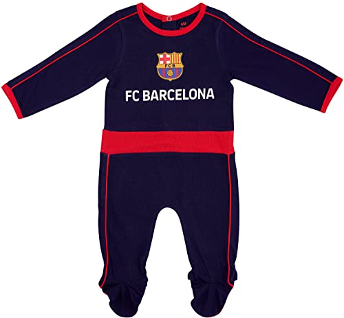 Baby-Strampler Barça, offizielle Kollektion FC Barcelona, 12 Monate, Marine von F.C. Barcelona