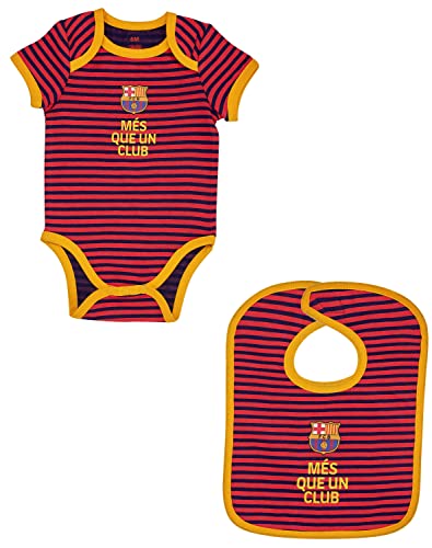 Body Lätzchen Barça – Offizielle Kollektion FC Barcelona – Baby Jungen – 3 Monate von F.C. Barcelona