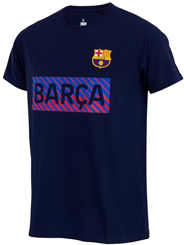 T-Shirt Barça – Offizielle Kollektion FC Barcelona, blau, L von F.C. Barcelona