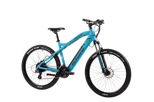 F.lli Schiano Unisex-Adult Braver E-Bike, Blau, 27.5 Zoll von F.lli Schiano