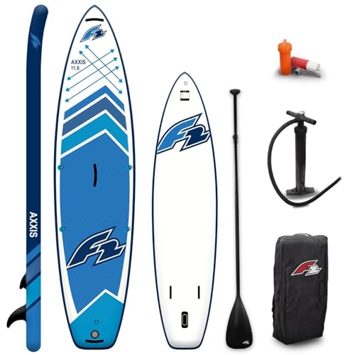 2024 F2 AXXIS SUP 10,5" Blue - Stand UP Paddle Board & PADDEL + Bag + PUMPE von F2