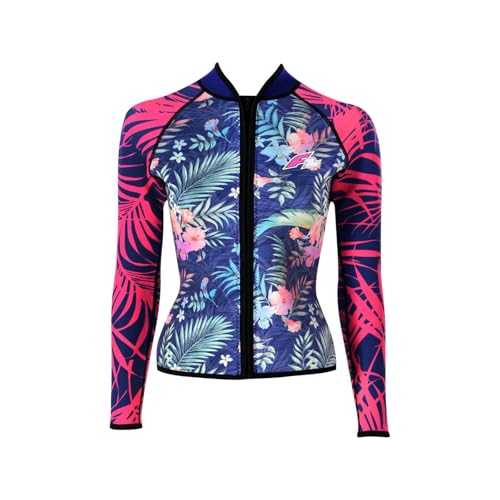 F2 Damen Neopren Oberteil Tropical Jacke Lang 2,5 mm S Multicolor 2024/25 von F2