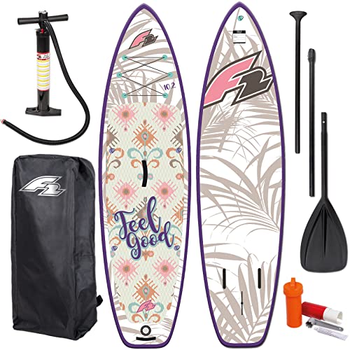 F2 Feelgood SUP 10,2" - Stand UP Paddle Board & PADDEL - TESTBOARD von F2