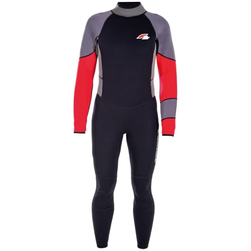 F2 Herren Neopren Anzug Rebel - Full Suit 4/3 mm M Rot 2024/25 von F2