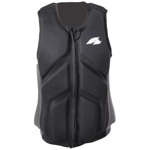 F2 Herren Prallschutz Weste Wake & Sup Weste XL Schwarz 2024/25 von F2