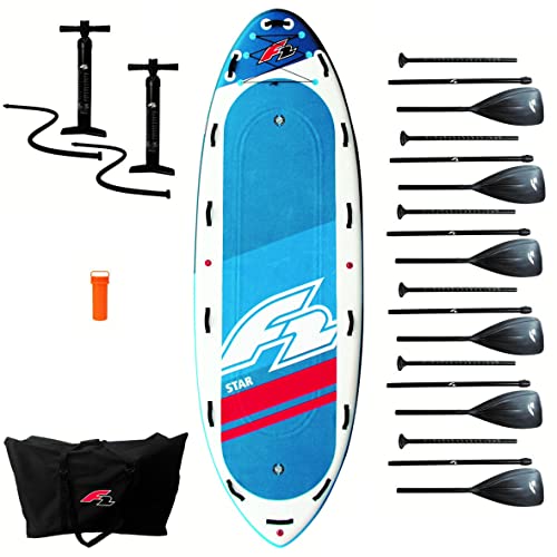 F2 SUP Big Star 2022" | Inflatable | Aufblasbar Stand Up Paddle Board| Set mit Bag & Paddel & Pumpe von F2
