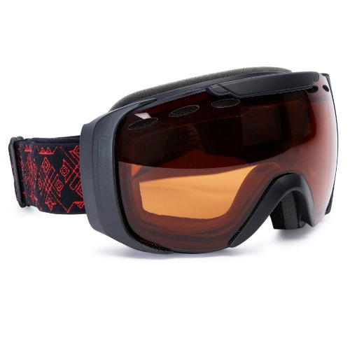F2 Skibrille Oversize, S2 Optik orange getönt 100% UV-Schutz Snowboardbrille ideal für Skihelm ~yx von F2